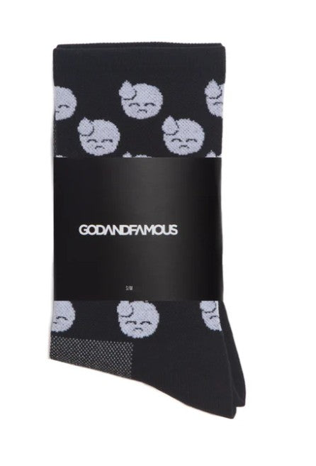 Godandfamous, Socks - Paincave KOM Black