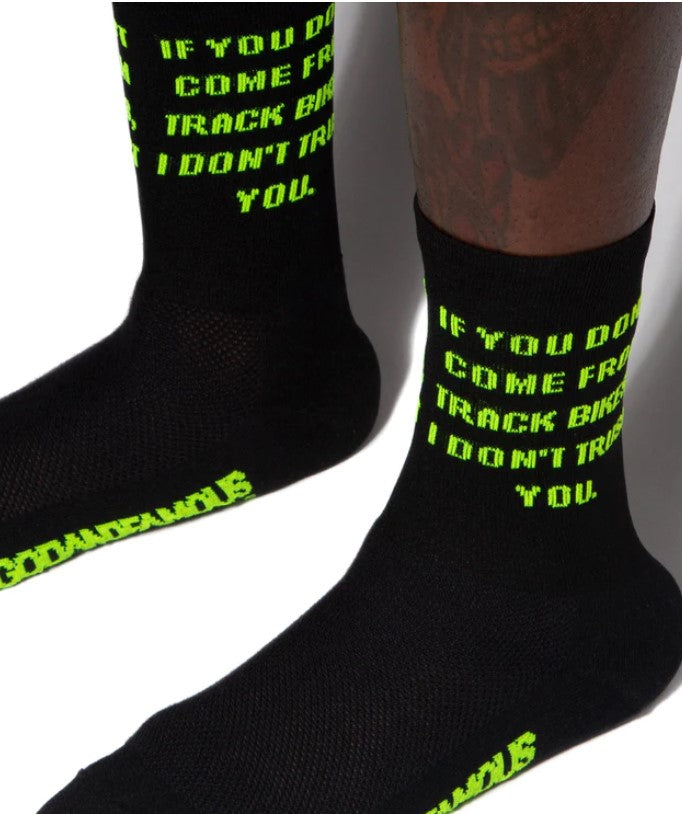 Godandfamous, Socks - Trust Black