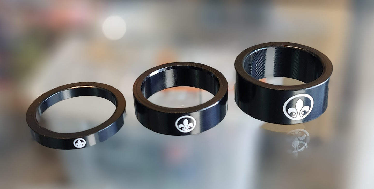 Spacers - The Project Black (set of 3) (5mm, 10mm, 15mm)