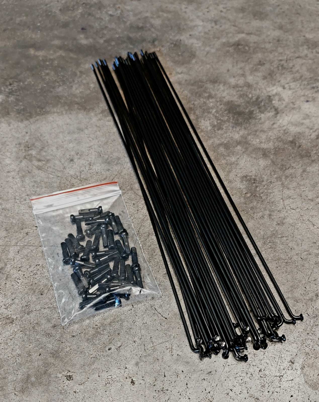 Spokes 700C 282mm (36pcs) - Black