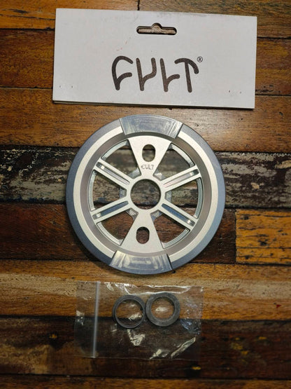 CULT DAK GUARD SPROCKET 25T or 28T – POLISHED SILVER