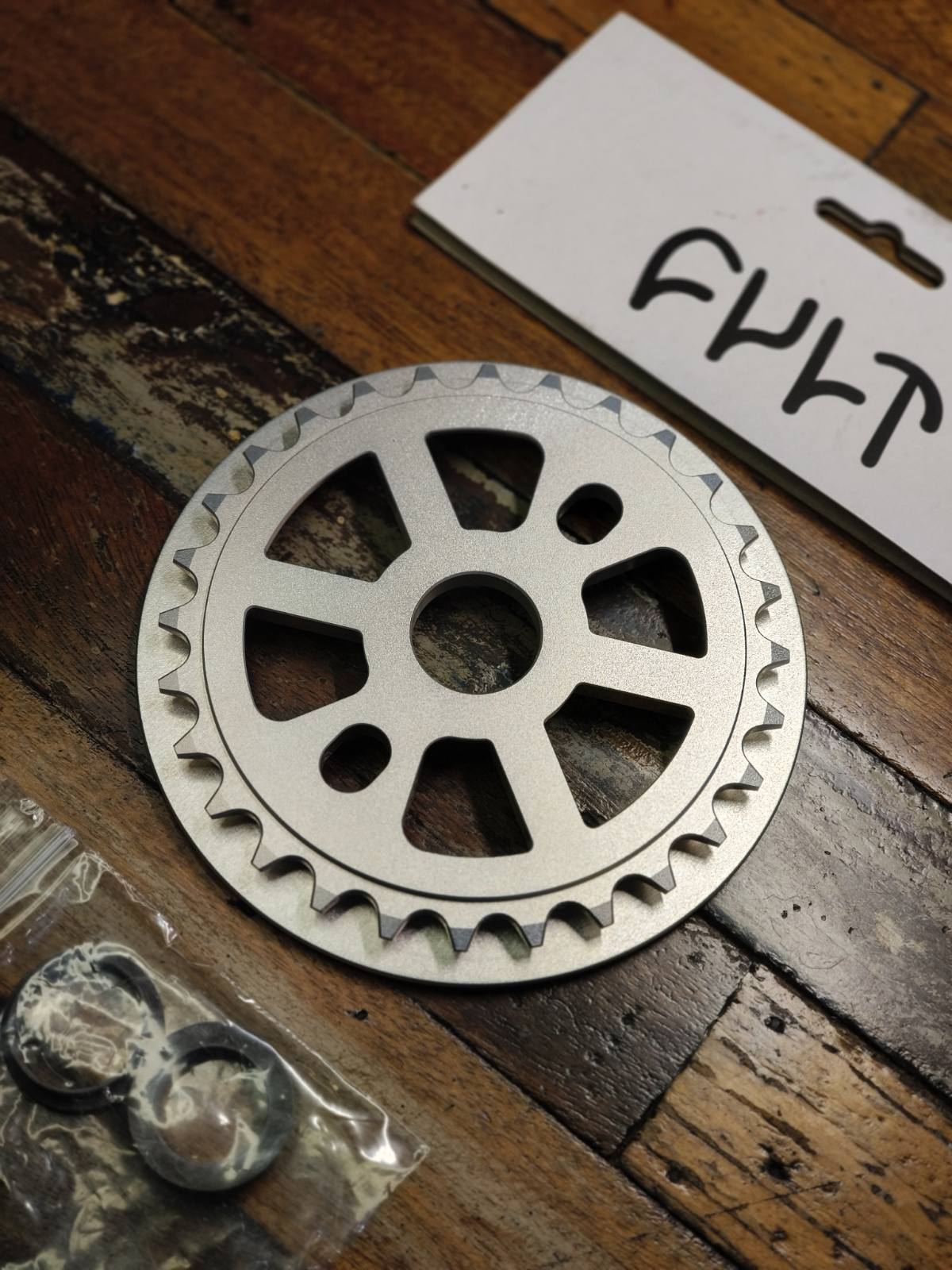CULT DAK GUARD SPROCKET 25T or 28T – POLISHED SILVER