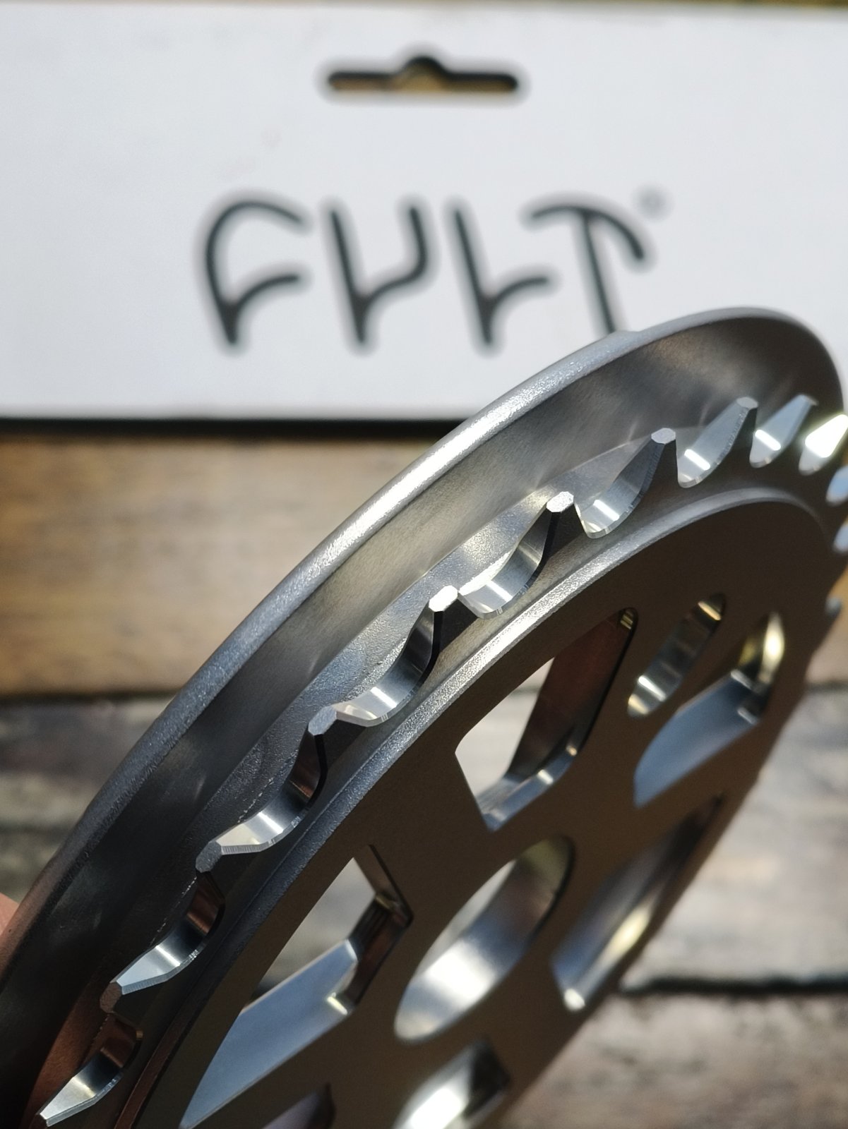 CULT DAK GUARD SPROCKET 25T or 28T – POLISHED SILVER