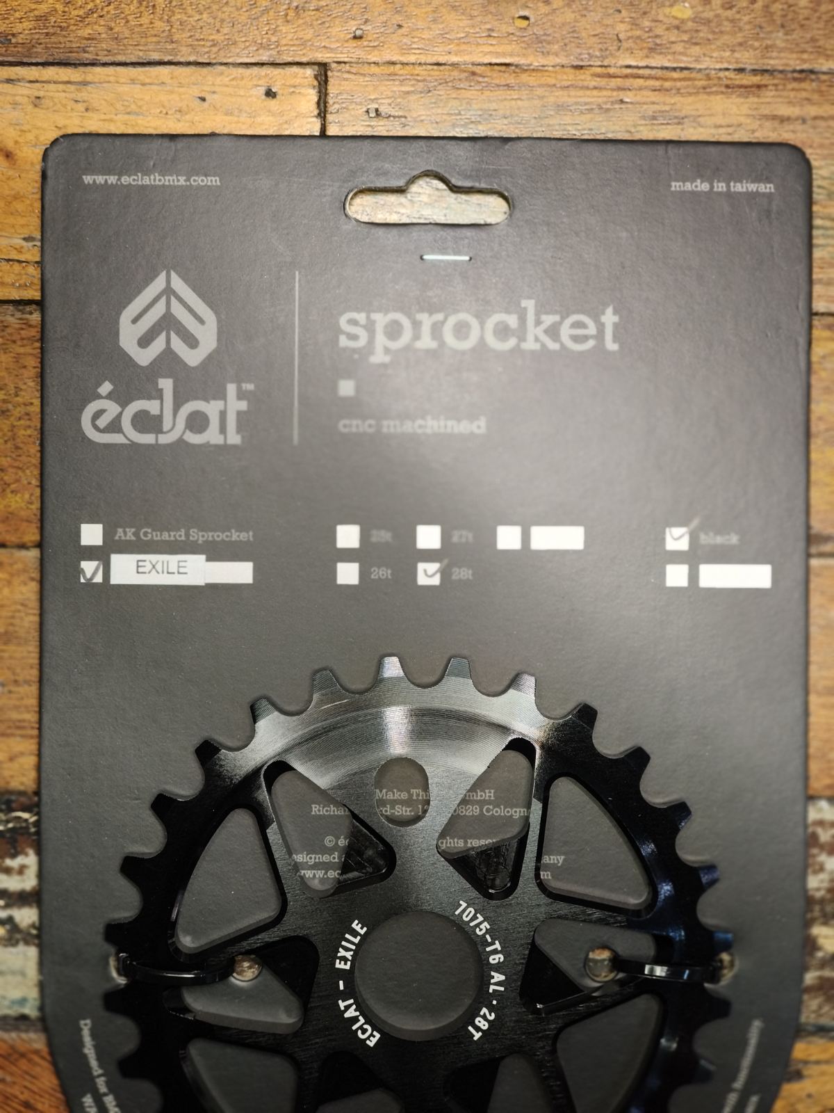 ÉCLAT ELEVATE GUARD SPROCKET 25T / 28T – BLACK