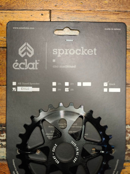 ÉCLAT ELEVATE GUARD SPROCKET 25T / 28T – BLACK