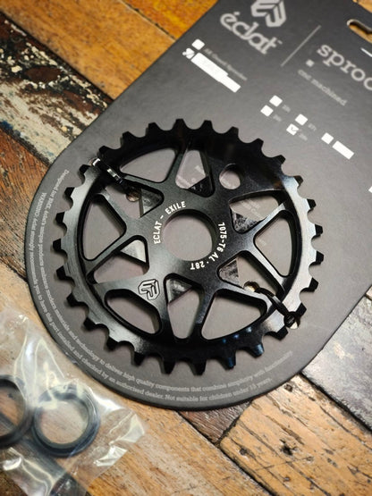 ÉCLAT ELEVATE GUARD SPROCKET 25T / 28T – BLACK
