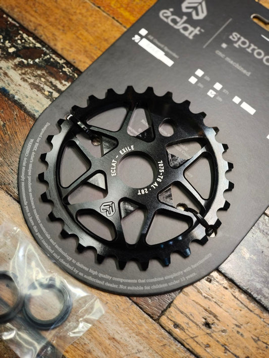 ÉCLAT ELEVATE GUARD SPROCKET 25T / 28T – BLACK