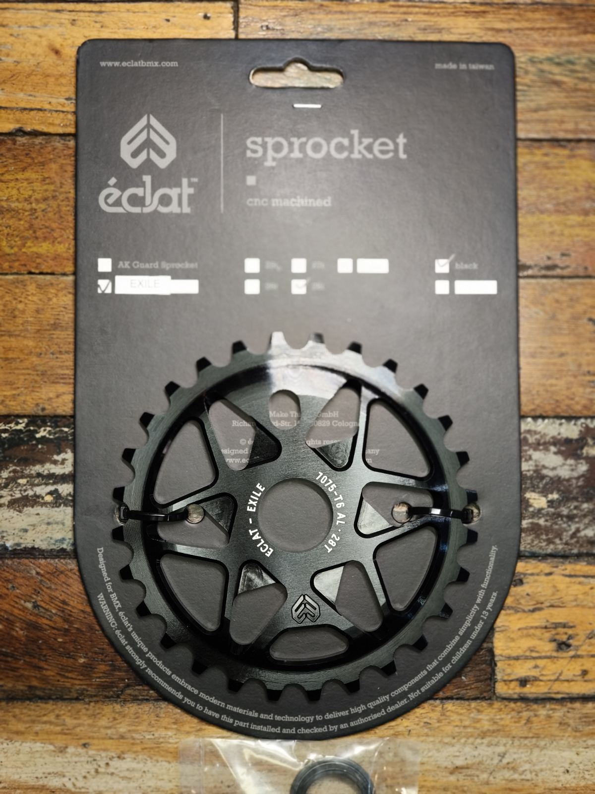 ÉCLAT ELEVATE GUARD SPROCKET 25T / 28T – BLACK