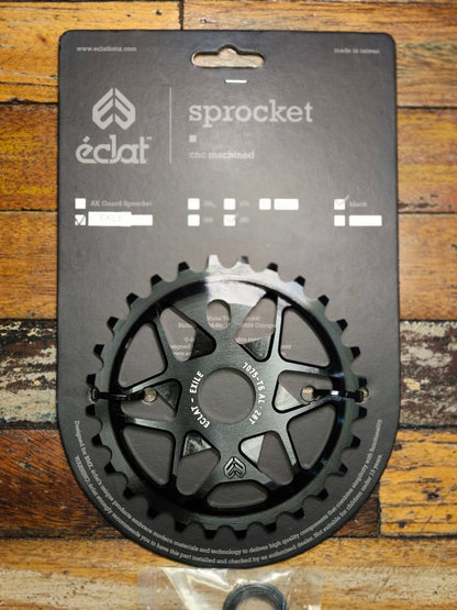 ÉCLAT ELEVATE GUARD SPROCKET 25T / 28T – BLACK