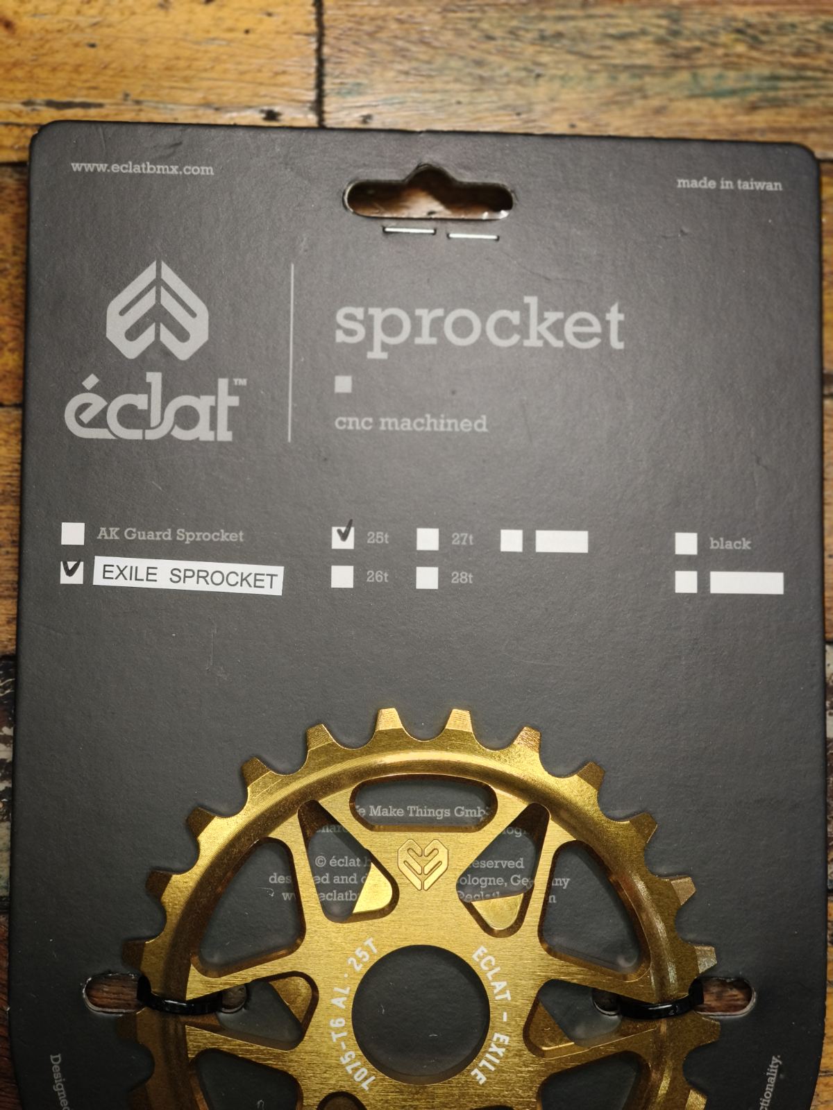ÉCLAT EXILE SPROCKET 25T – BRONZE