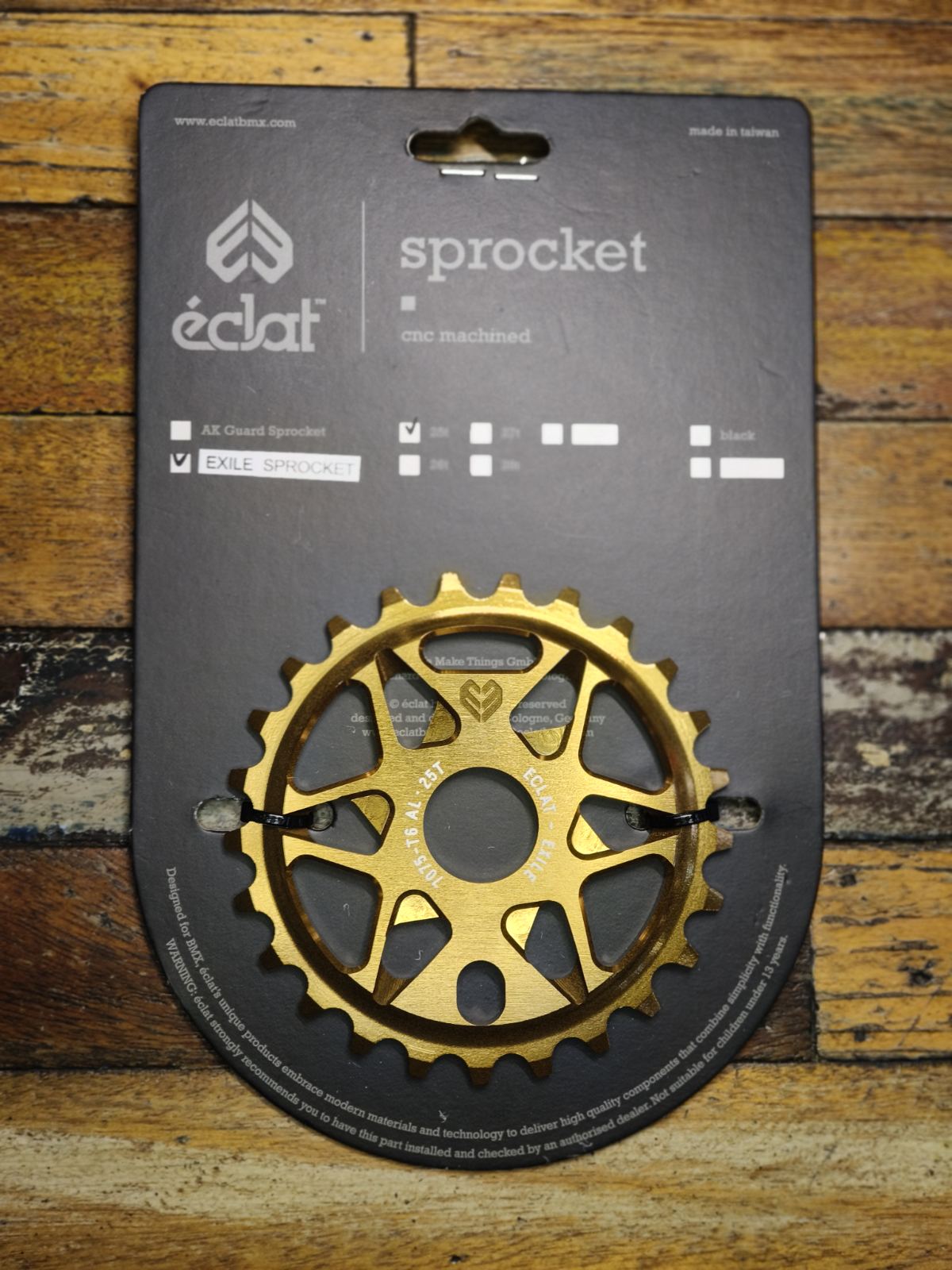 ÉCLAT EXILE SPROCKET 25T – BRONZE
