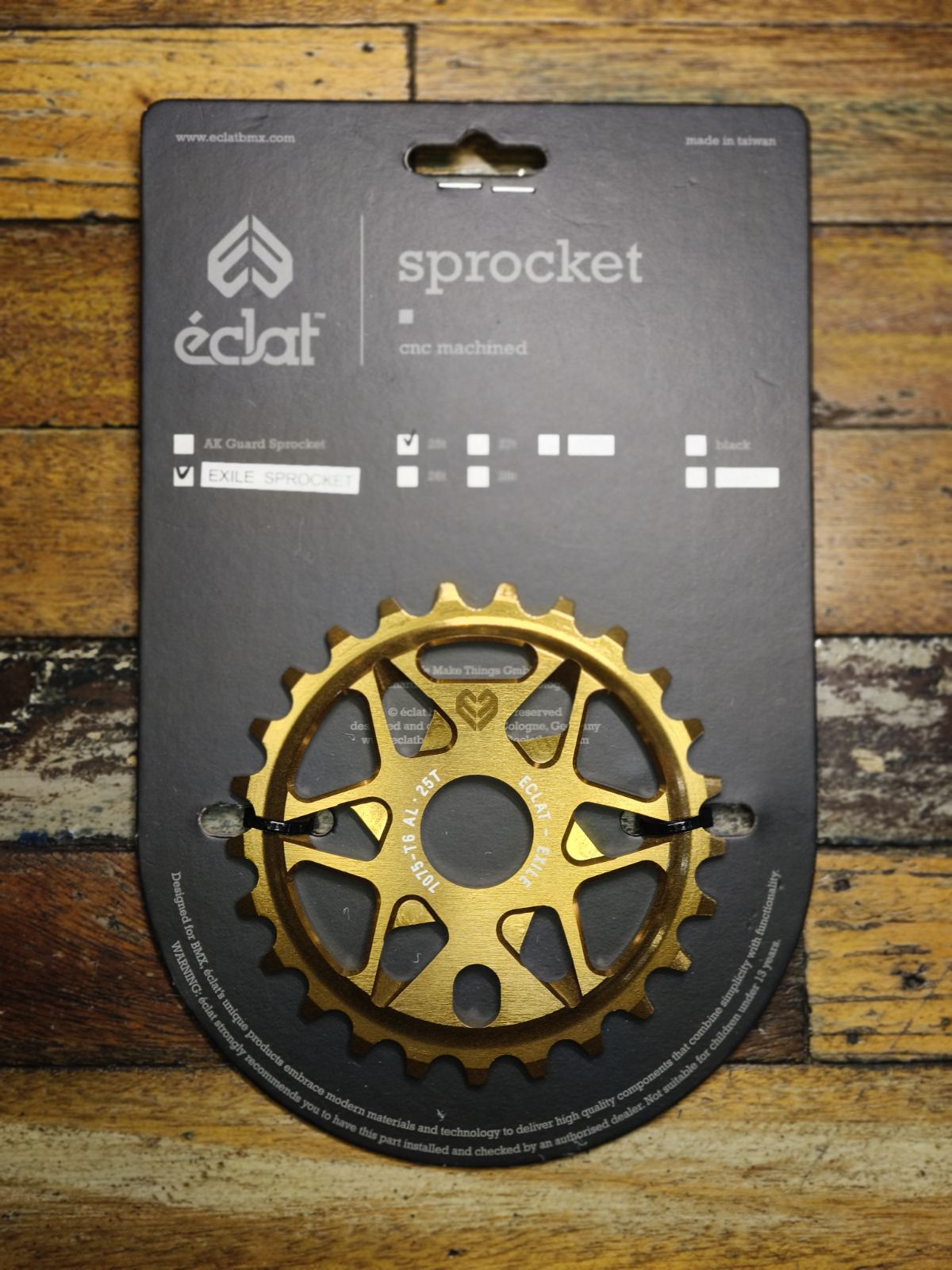 ÉCLAT EXILE SPROCKET 25T – BRONZE