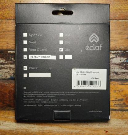 ÉCLAT ABYSS GUARD SPROCKET 28T – BLACK