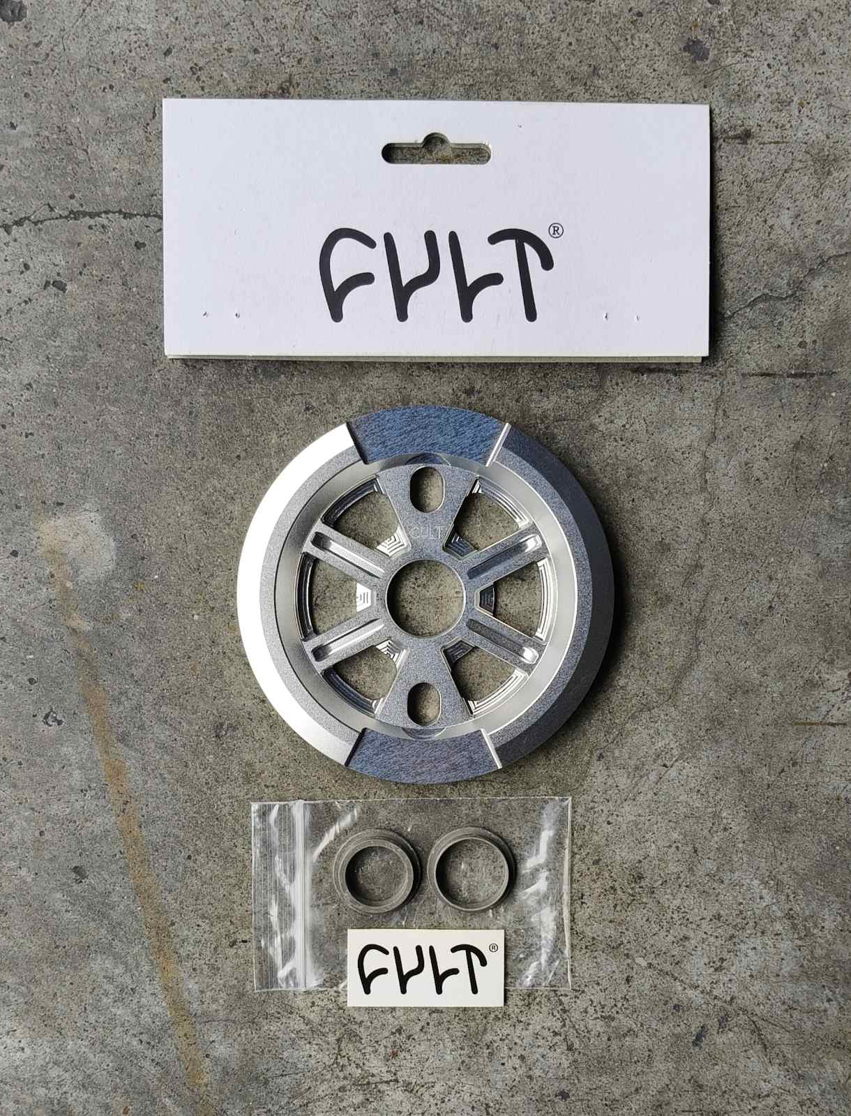 Cult Dak Guard Sprocket 25T – Polished Silver