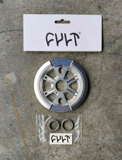 Cult Dak Guard Sprocket 25T – Polished Silver