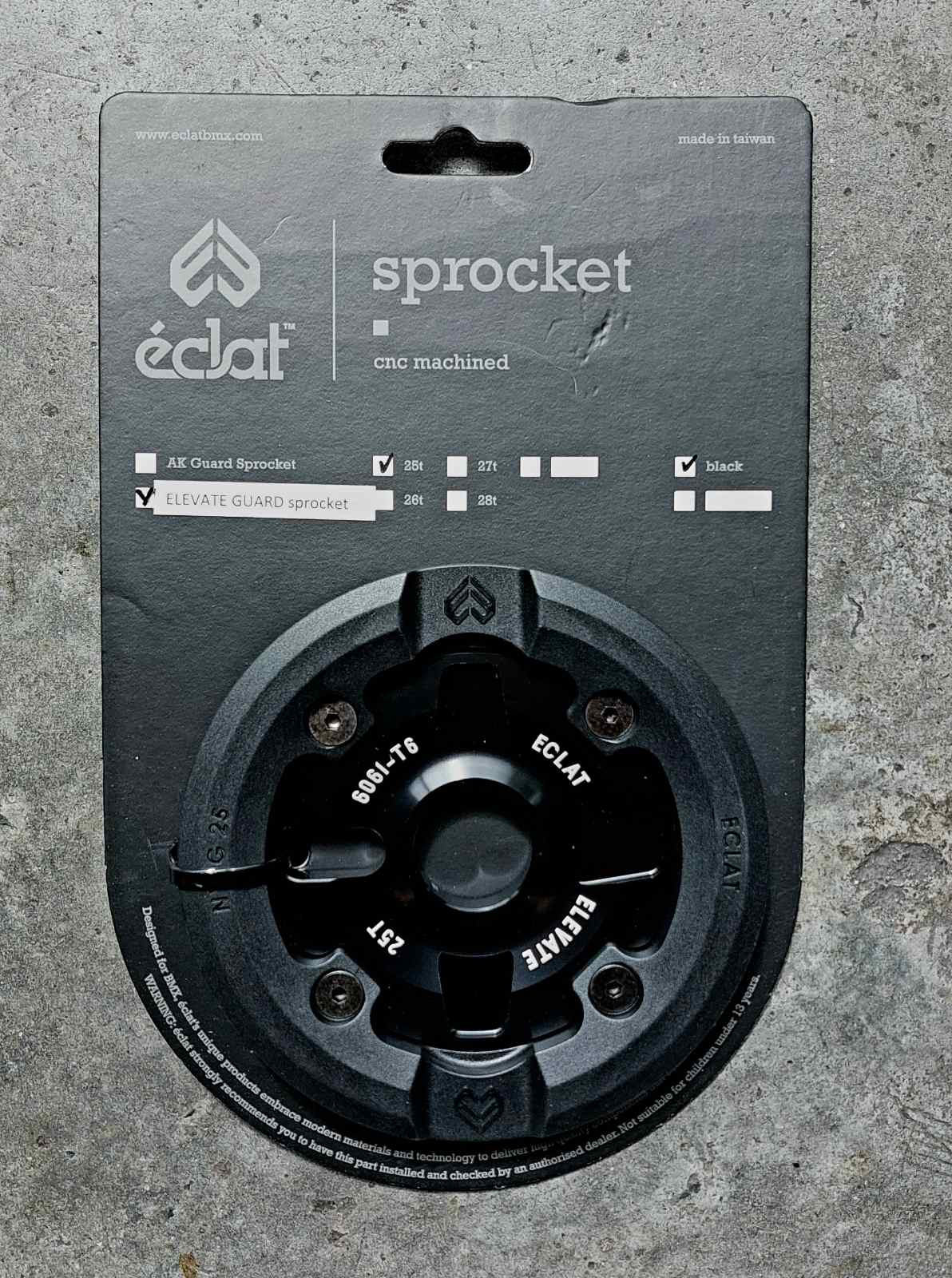 Eclat, Elevate Guard Sprocket -25T