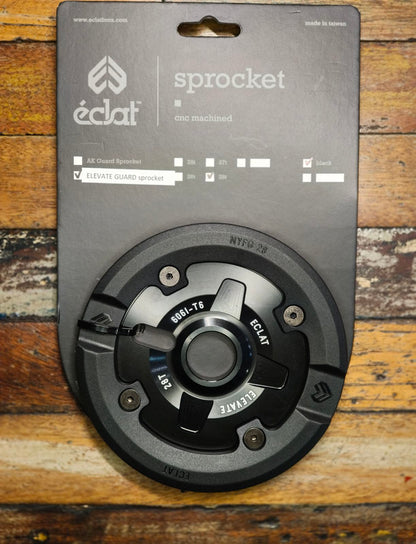 ÉCLAT ELEVATE GUARD SPROCKET 25T / 28T – BLACK