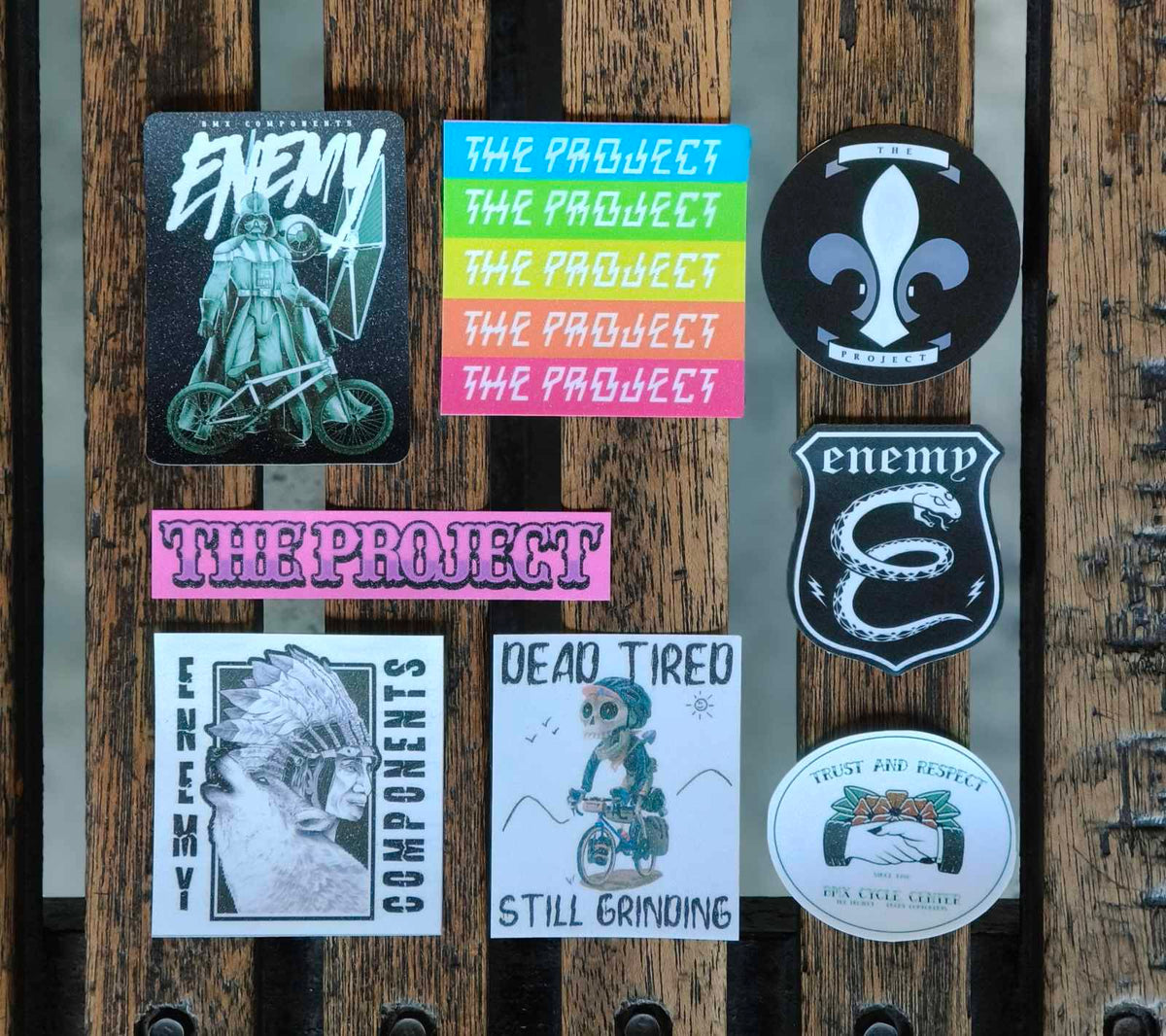 Project Infinity X Sticker The Project x Enemy Sticker Pack (set of 8pcs) – BMX Cycle Center