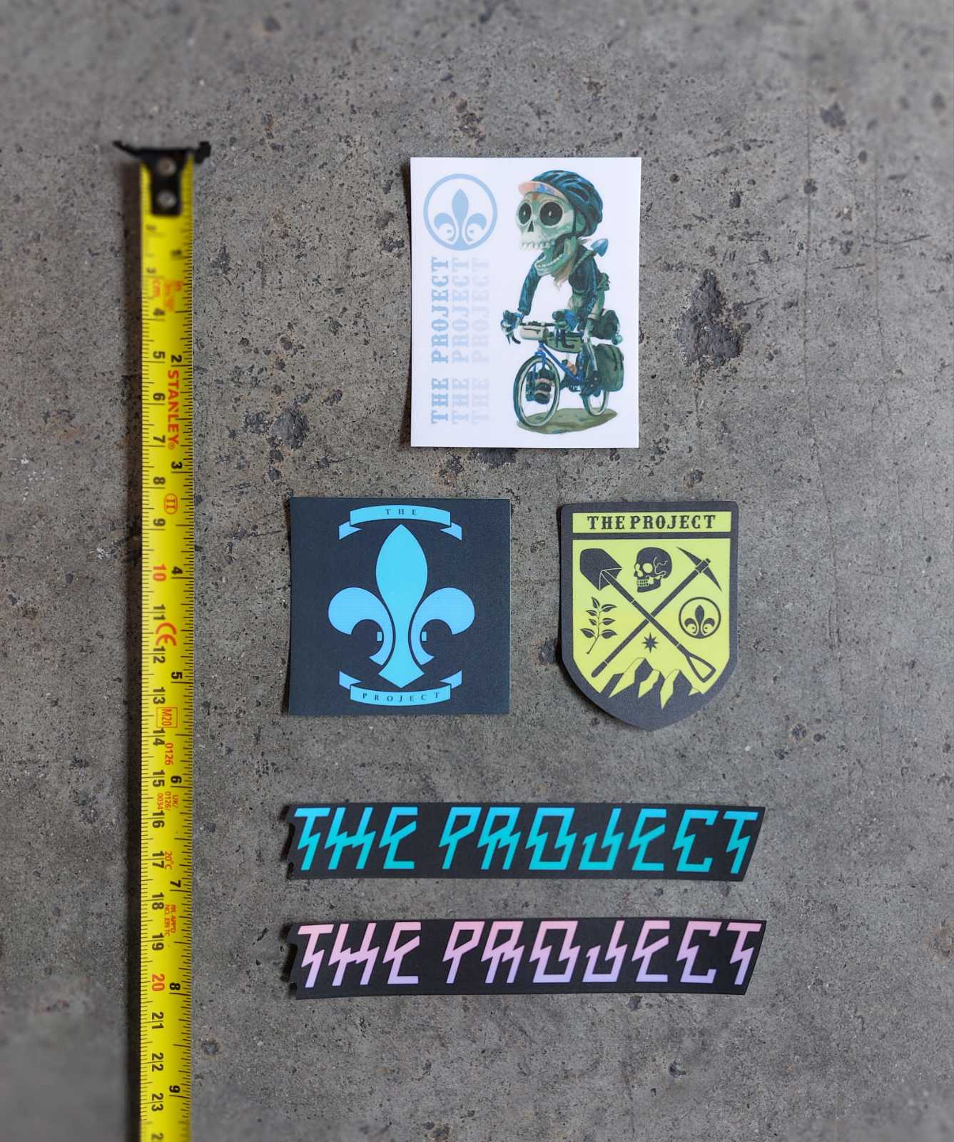 The Project Sticker Pack - Matte (pack of 5pcs) – BMX Cycle Center