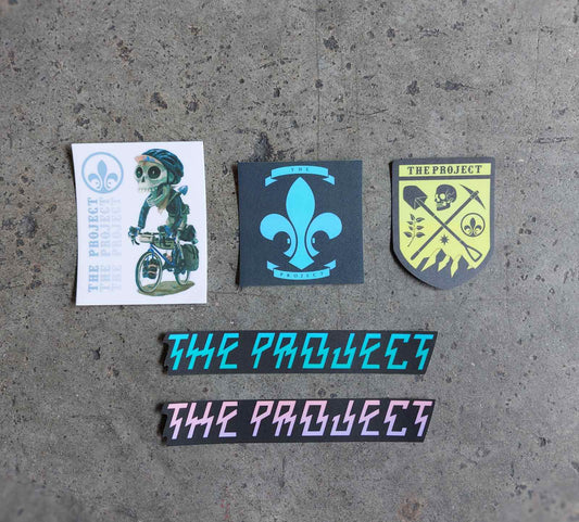 The Project Sticker Pack - Matte (pack of 5pcs)