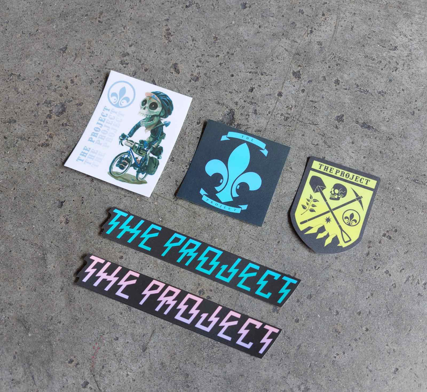 The Project Sticker Pack - Matte (pack of 5pcs) – BMX Cycle Center