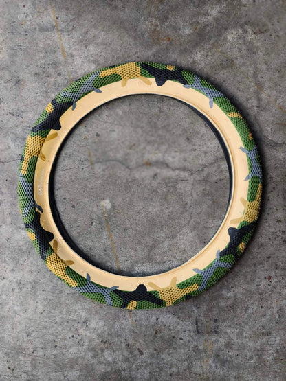 Cult x Vans BMX Tire 20 x 2.40" Camo Army Green sold by pair