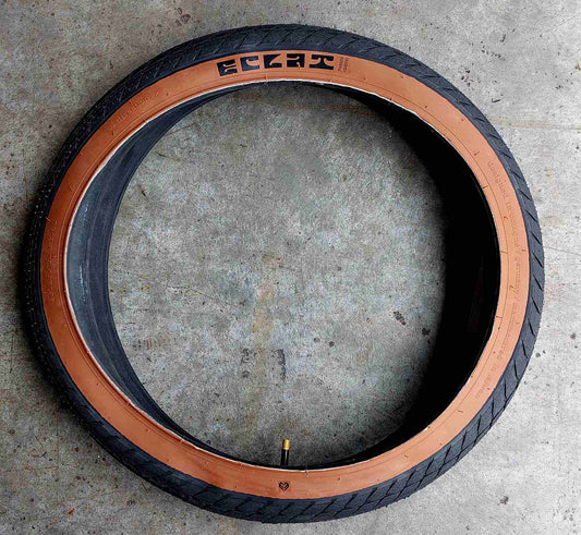 Eclat Morrow BMX Tire 20 x 2.40", Black/ Gum Side wall