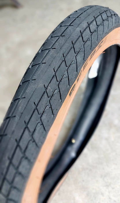 Eclat Morrow BMX Tire 20 x 2.40", Black/ Gum Side wall