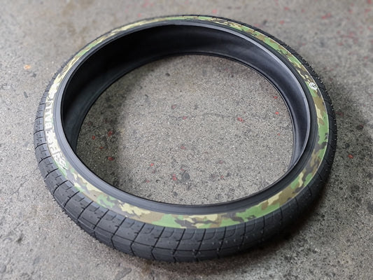 Eclat Fireball BMX Tire 20 x 2.40", Army Green/ Black Side Wall