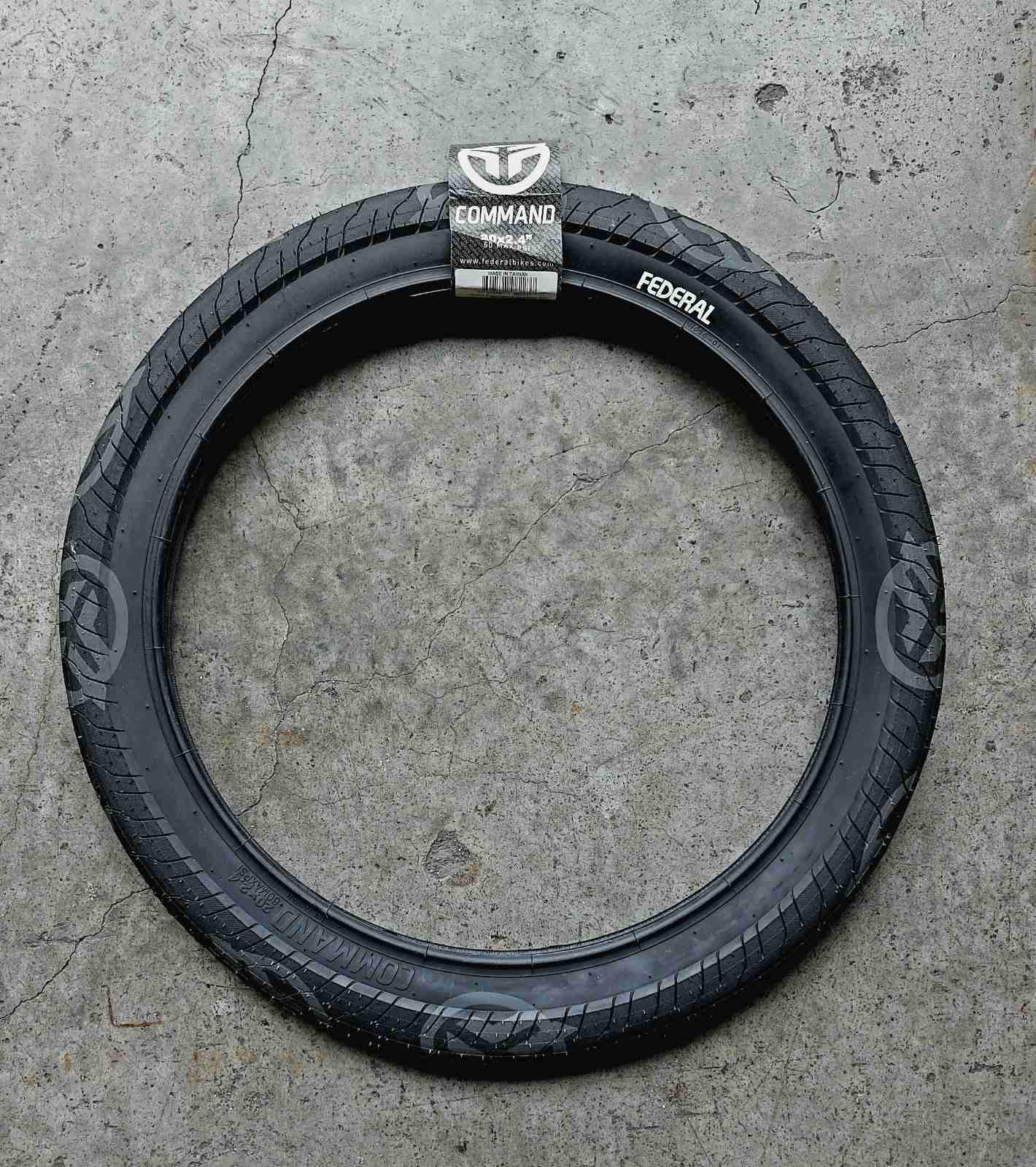 Federal Command LP BMX Tire 20 x 2.40", Black w/ Gray Logo