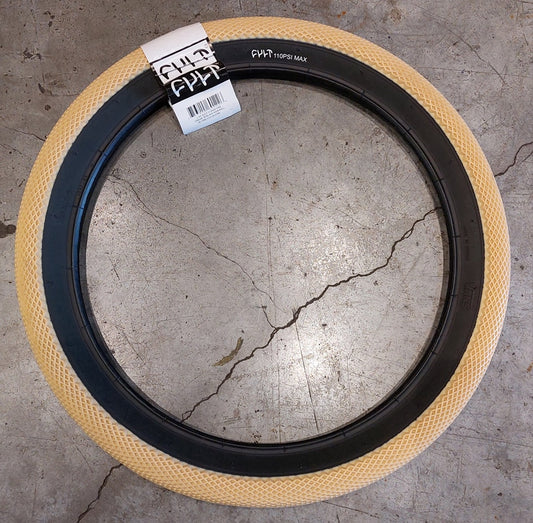 Cult x Vans BMX Tire 20 x 2.40" (Available in Black & Cream w/ Black Side Wall)