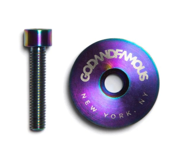 Top Cap - Godandfamous, Team Titanium - Oilslick