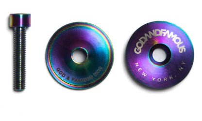 Top Cap - Godandfamous, Team Titanium - Oilslick