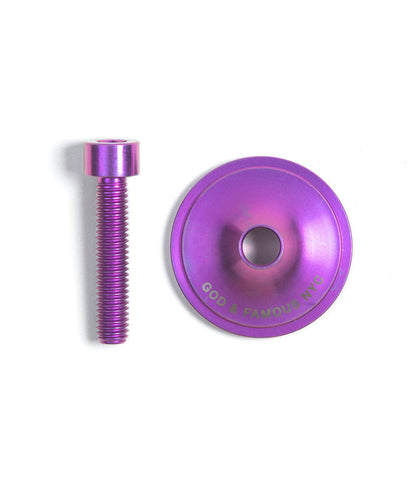 Top Cap - Godandfamous, Team Titanium  - Purple