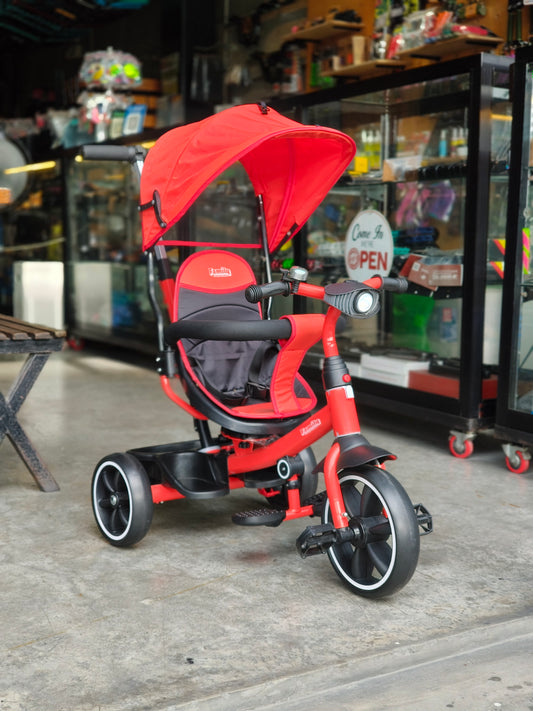 Trikes for toddlers w/ Canopy & Handle, convertible seat