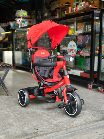 Trikes for toddlers w/ Canopy & Handle, convertible seat