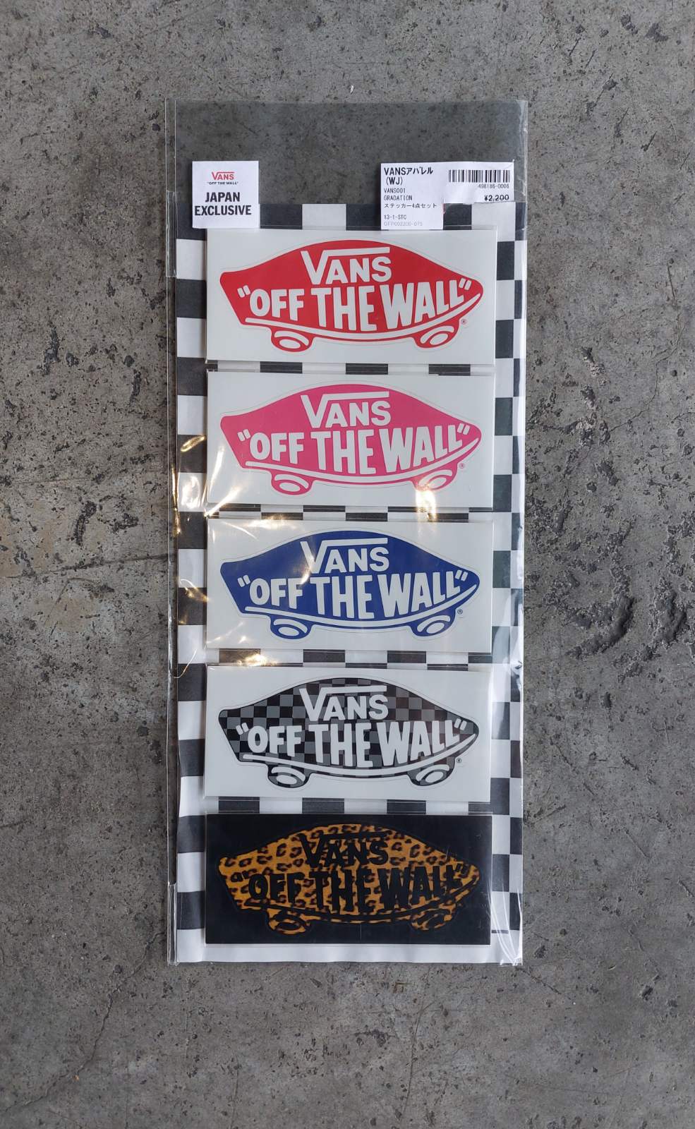 Vans Sticker Packs - available in various designs