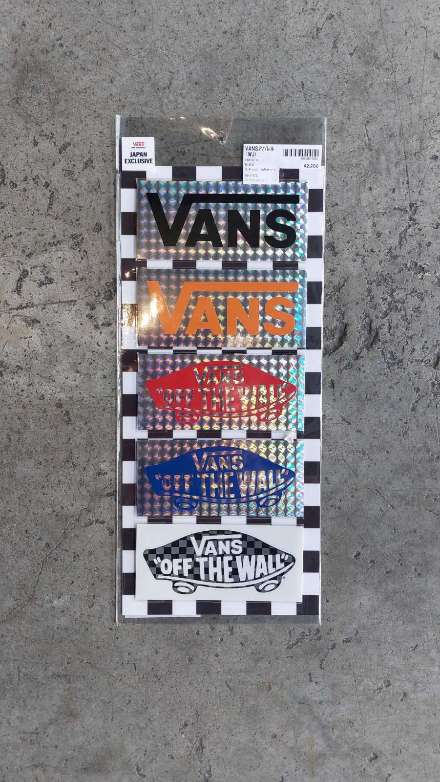 Vans Sticker Packs - available in various designs