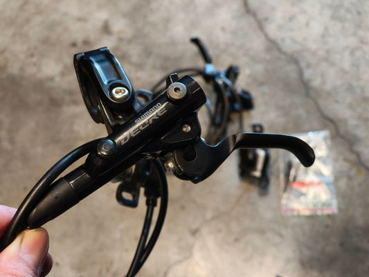 PREOWNED Shimano Deore M6100 Hydraulic Brake Set + Rotor