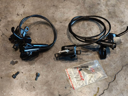 PREOWNED Shimano Deore M6100 Hydraulic Brake Set + Rotor
