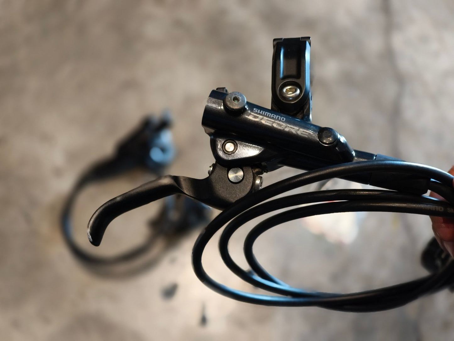 PREOWNED Shimano Deore M6100 Hydraulic Brake Set + Rotor