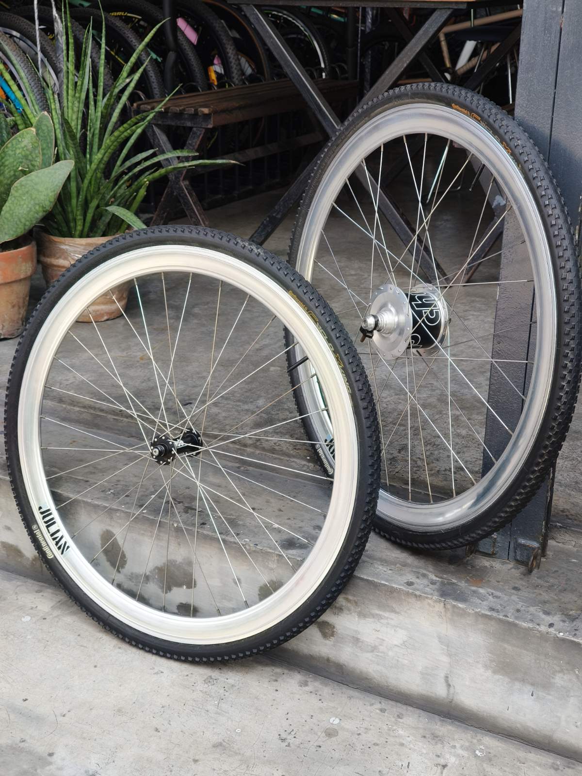 Preowned -  CHUB × EIGHTH-INCH Julian Rim WHEELSET — ALL IN (PAIR + TIRES) (Front & Rear)