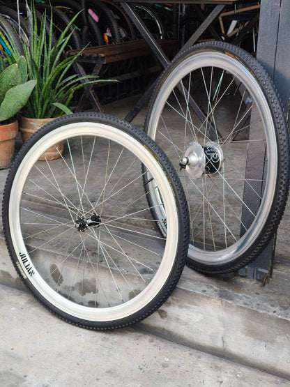 Preowned -  CHUB × EIGHTH-INCH Julian Rim WHEELSET — ALL IN (PAIR + TIRES) (Front & Rear)