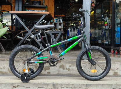 Bike 16 Kamikaze, Alloy Rims (suitable for kids aged 4–5 years old) Black