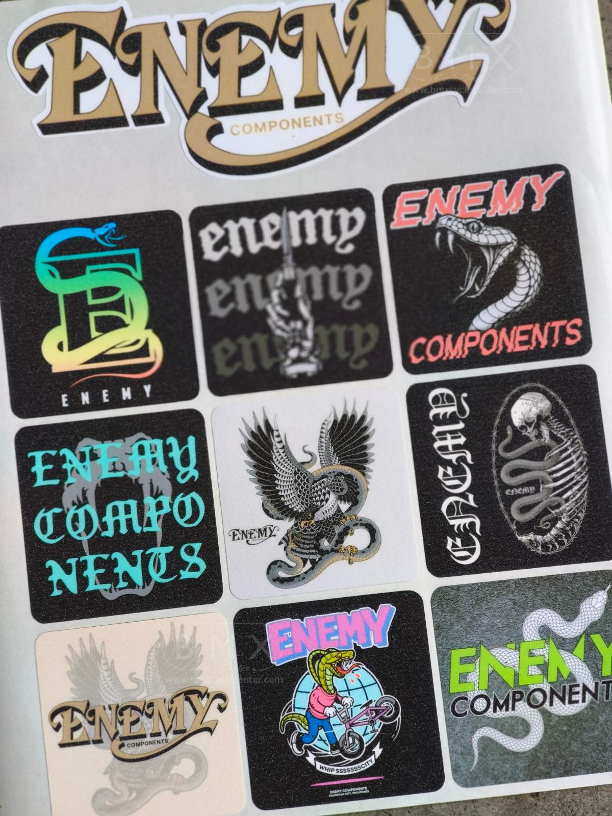 Enemy Components Sticker Packs